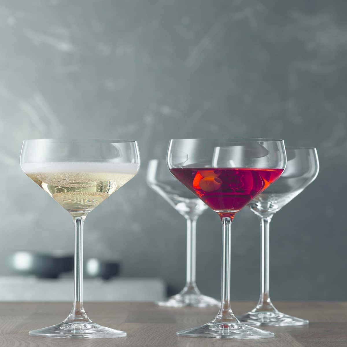 Style coupe champagneglas 4 st.