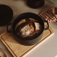 Folken støbejernsgryde med låg 4 liter