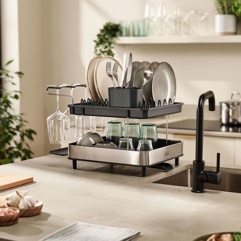 Excel Steel diskställ 2 lager, grå