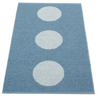 Pappelina Vera Pop teppe 70 × 120 cm, river/blue fog