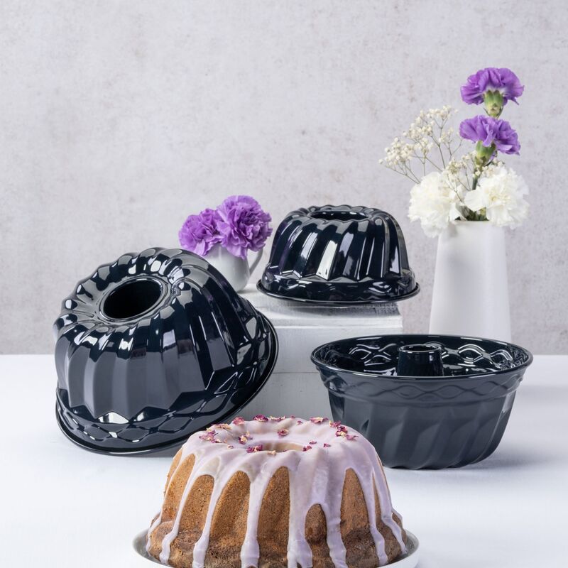 Kageform 18 cm, emaljeret stål