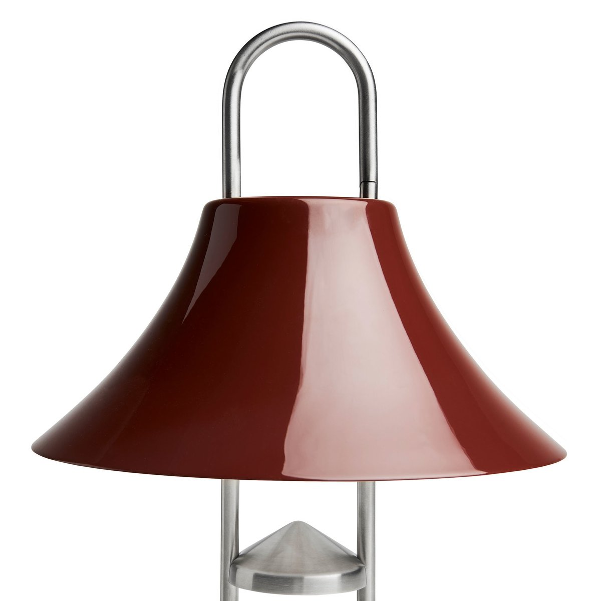 Mousqueton Portable pöytävalaisin, red
