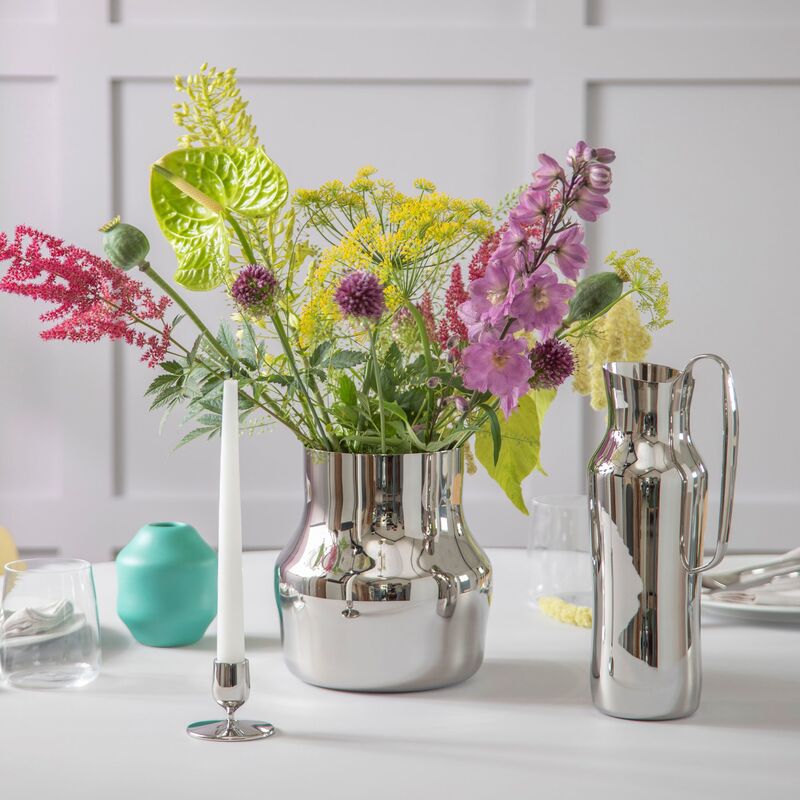 Dorotea karaffel 30 cm, polert stål