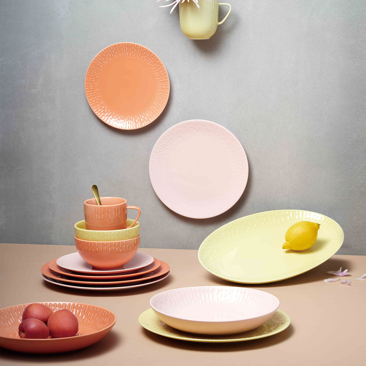 Confetti krus 35 cl, apricot