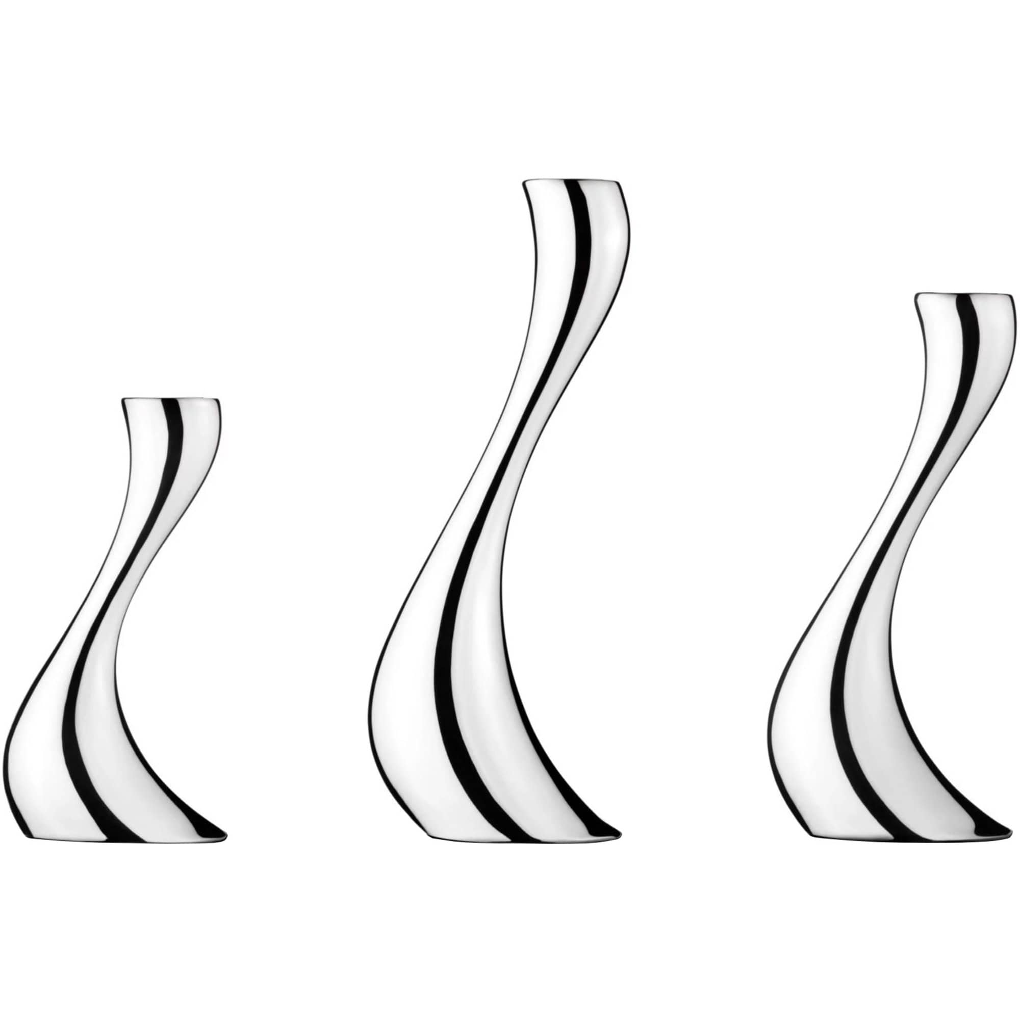 Produktfoto för Georg Jensen COBRA Ljusstake 3-pack