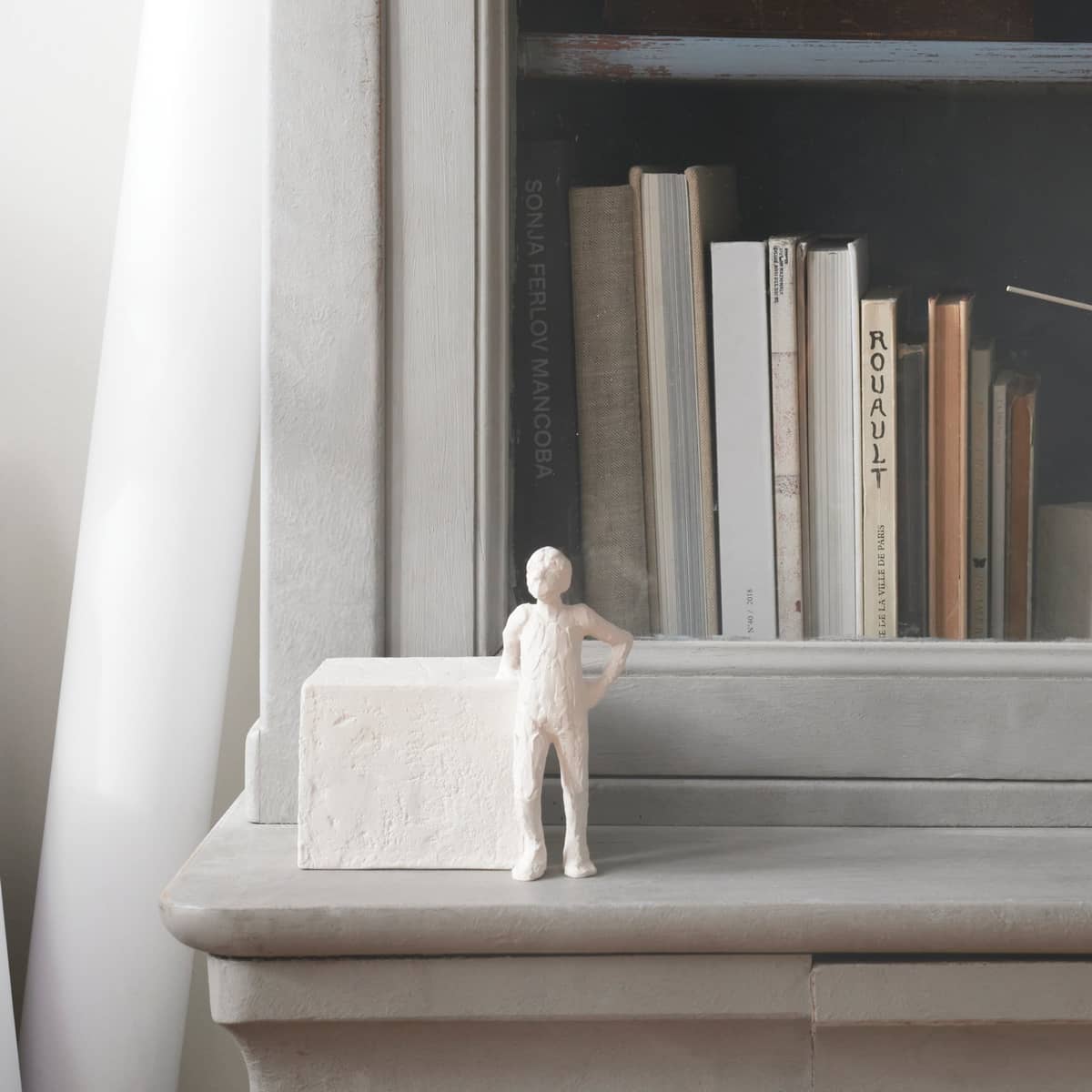 Astro Skorpion stjernetegnsfigur, hvid