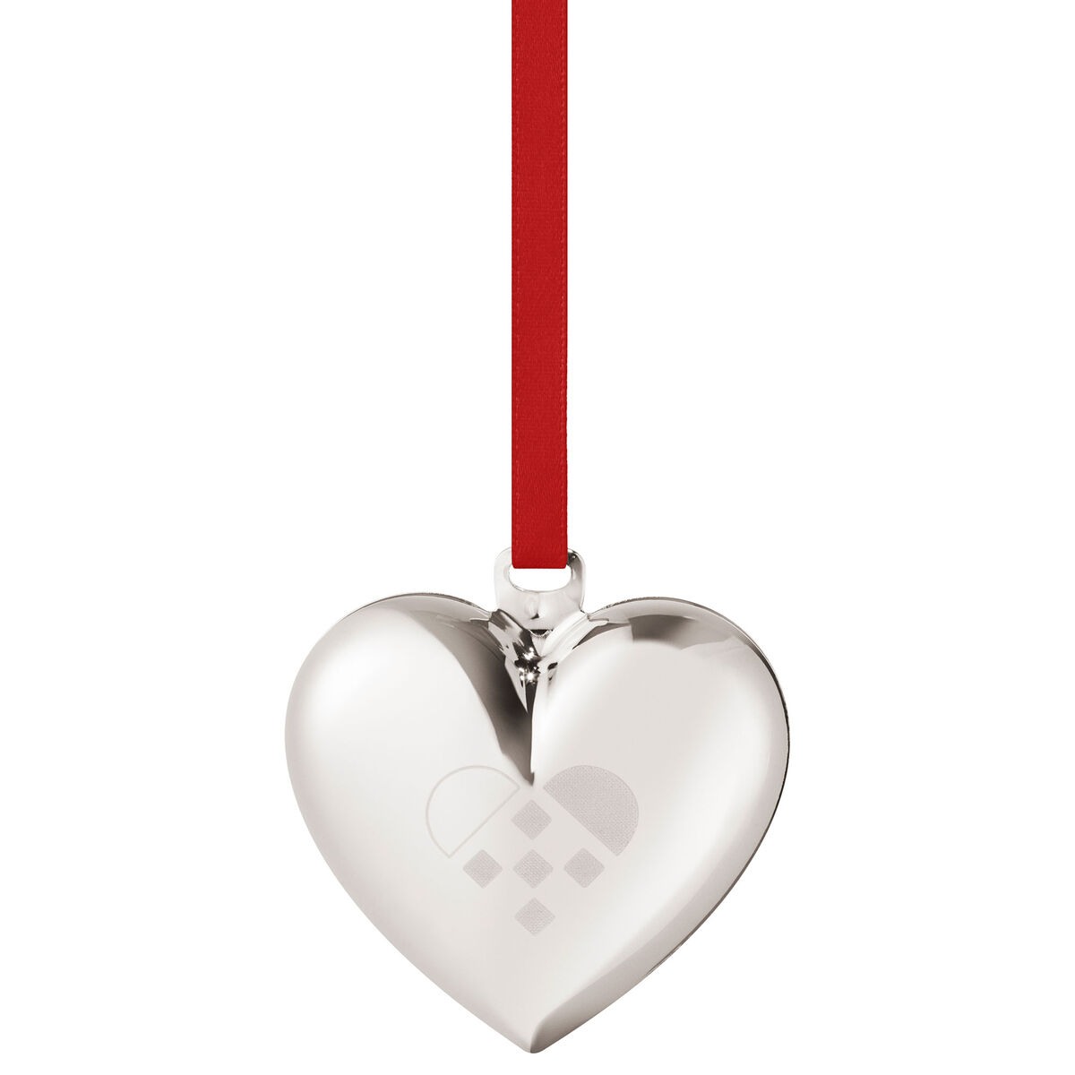 Georg Jensen CC 2025 Hjerte julepynt, palladiumbelægning