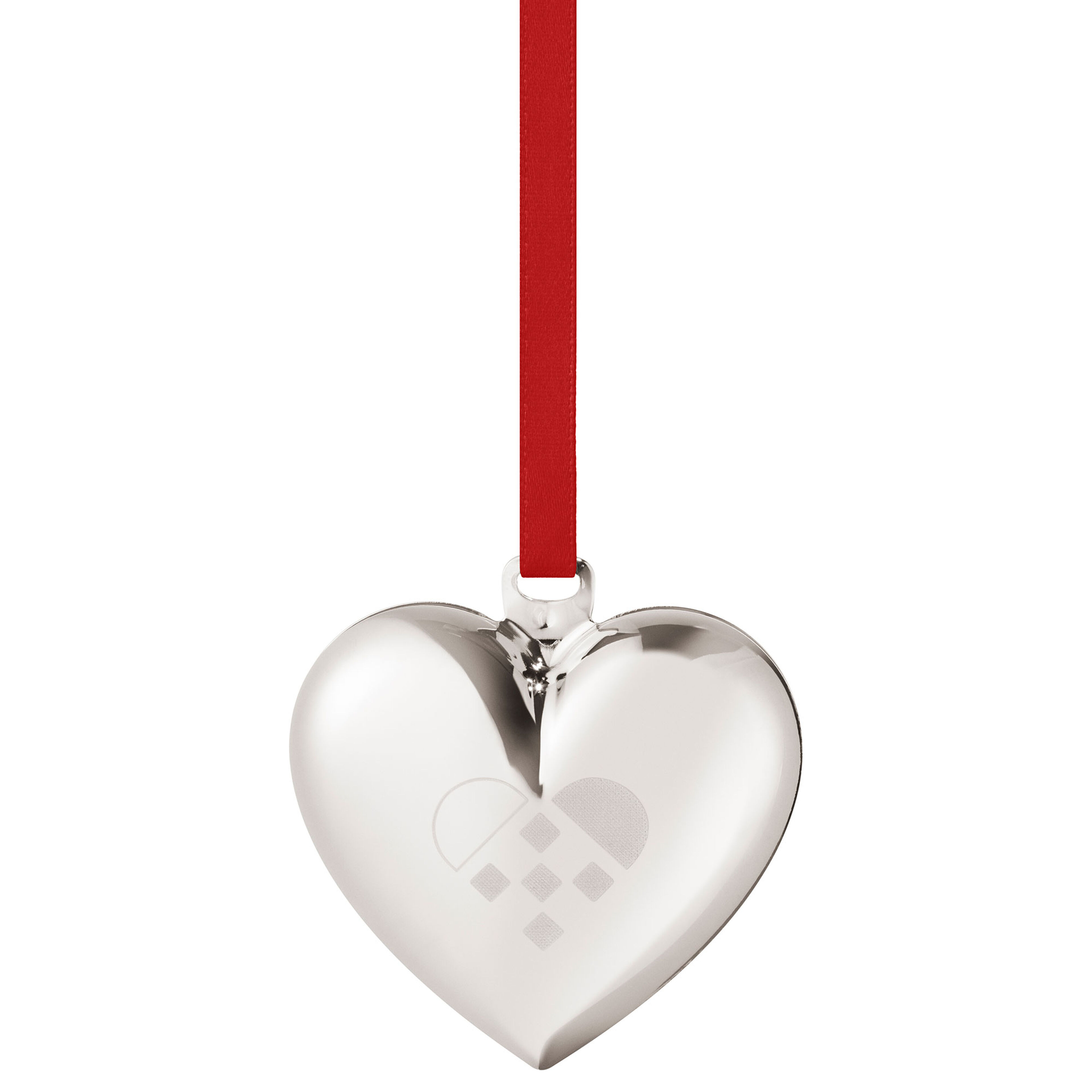 Georg Jensen CC 2025 Sydän joulukoriste, palladiumpinnoite