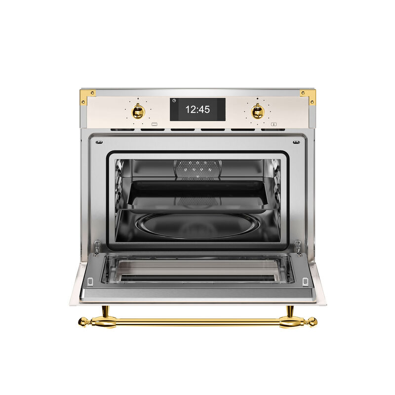 FHER4077MTAG3 Heritage kombiovn med mikrofunksjon, elfenbenshvit/gull