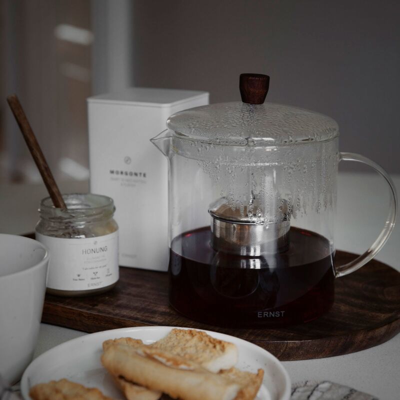 Teekannu lasia 18 cm