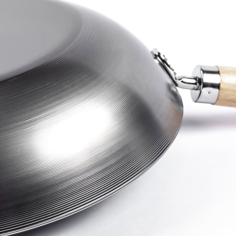 Wok 33 cm, kulstål