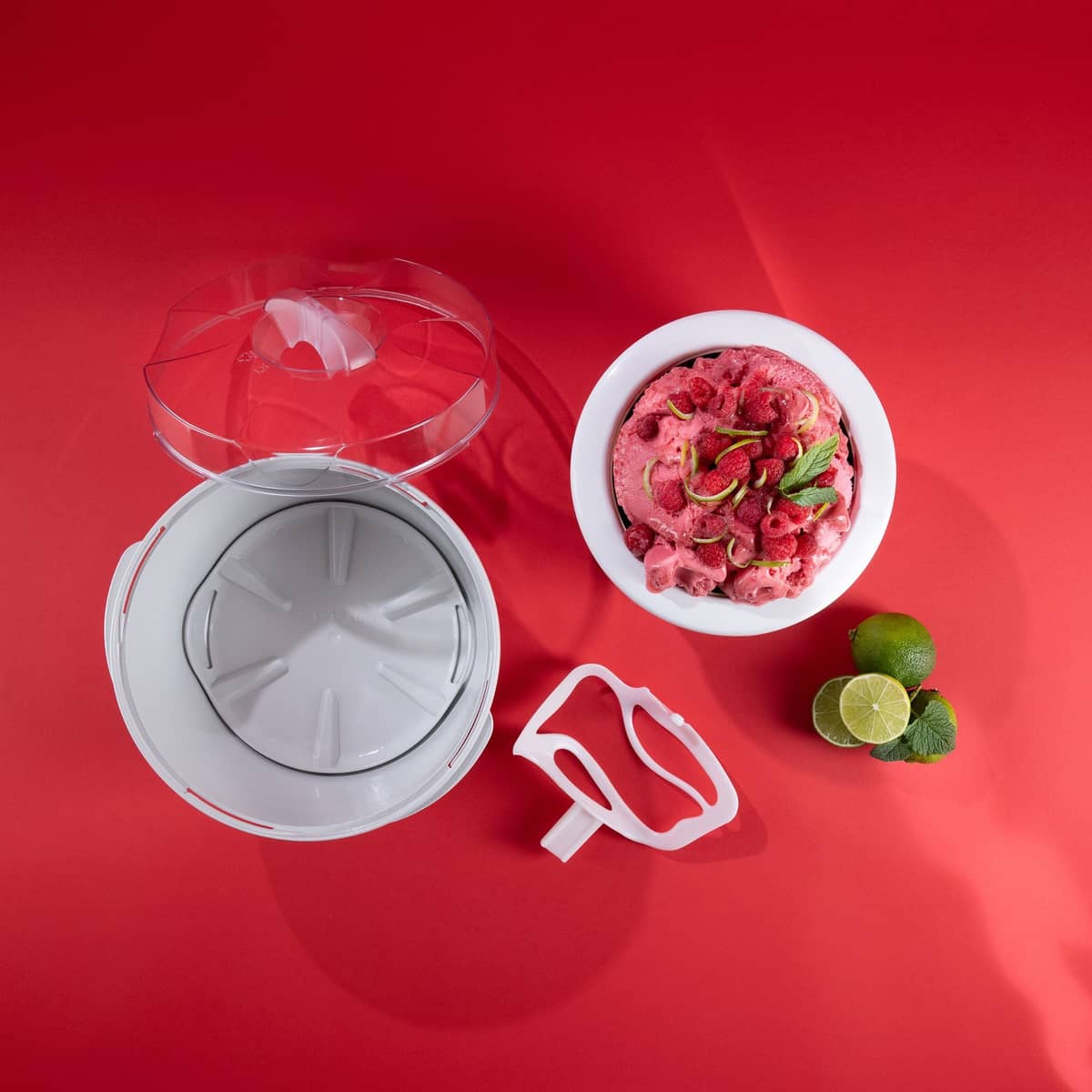 AKM 6230 köksmaskin med glassmaskin, coral crush