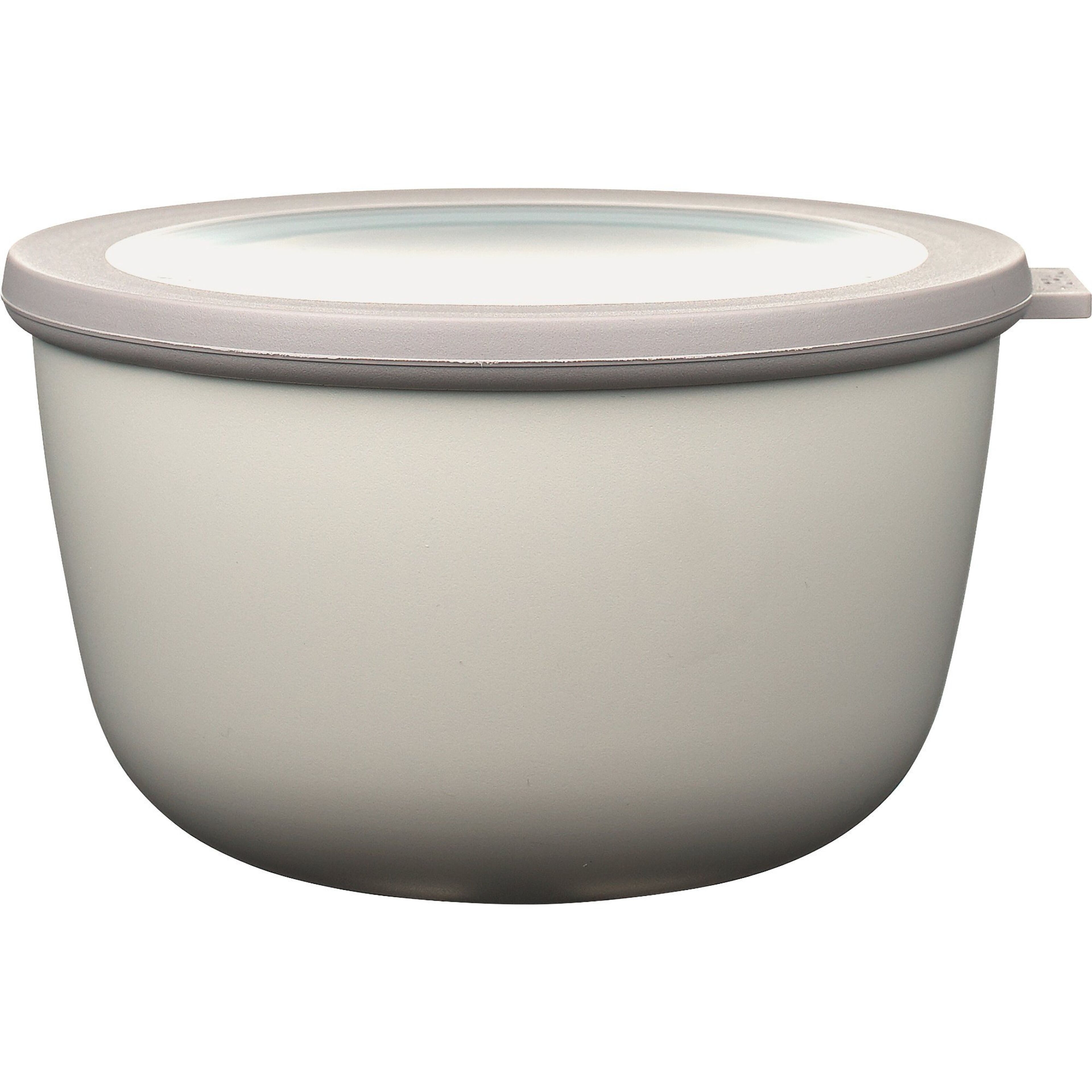 Skål med Lock Cirqula 2000 ml Nordic White