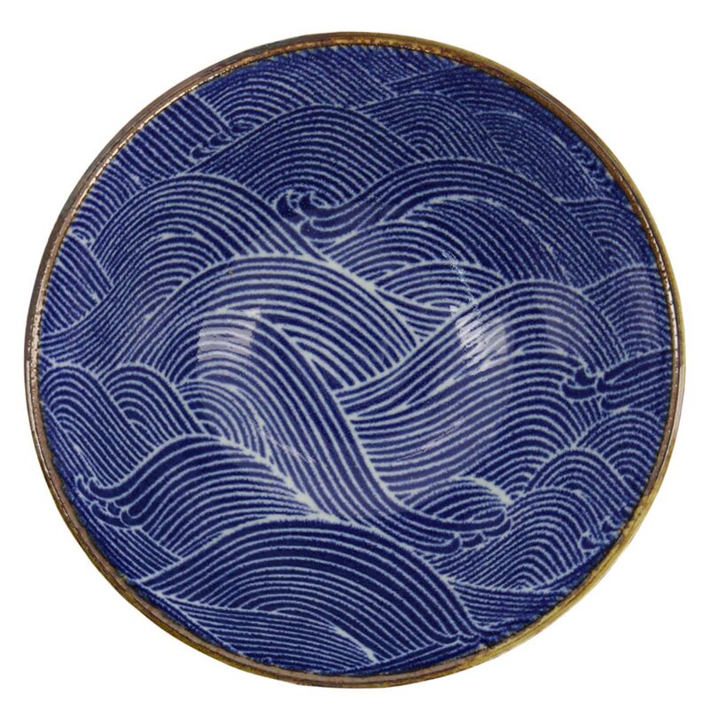 Seigaiha Blue skål 750 ml