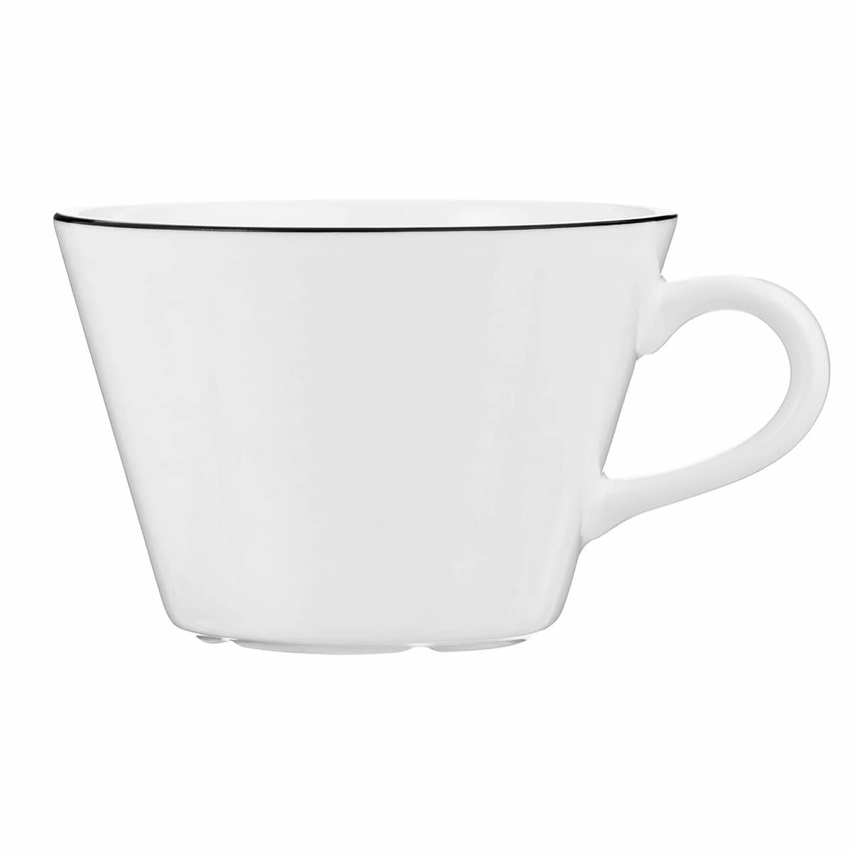Natur Snøhvit kaffekopp med skål, 15 cl