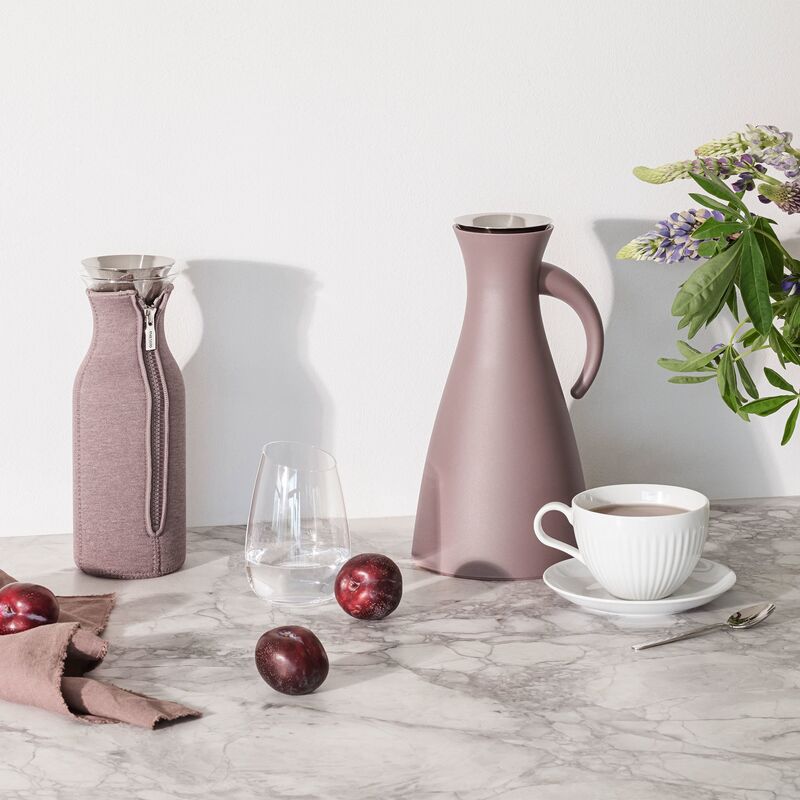 Køleskabskaraffel med vippelåg 1 liter, vintage brown