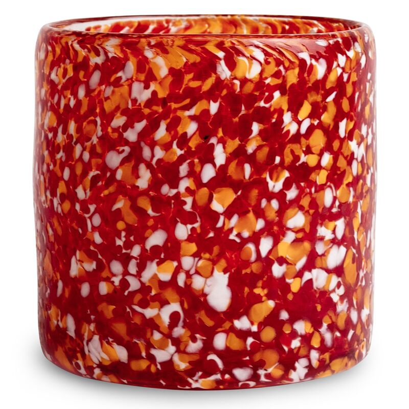 Calore fyrfadsstage extra small, rød/orange