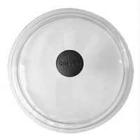 Glasslokk 28 cm, knott i støpejern