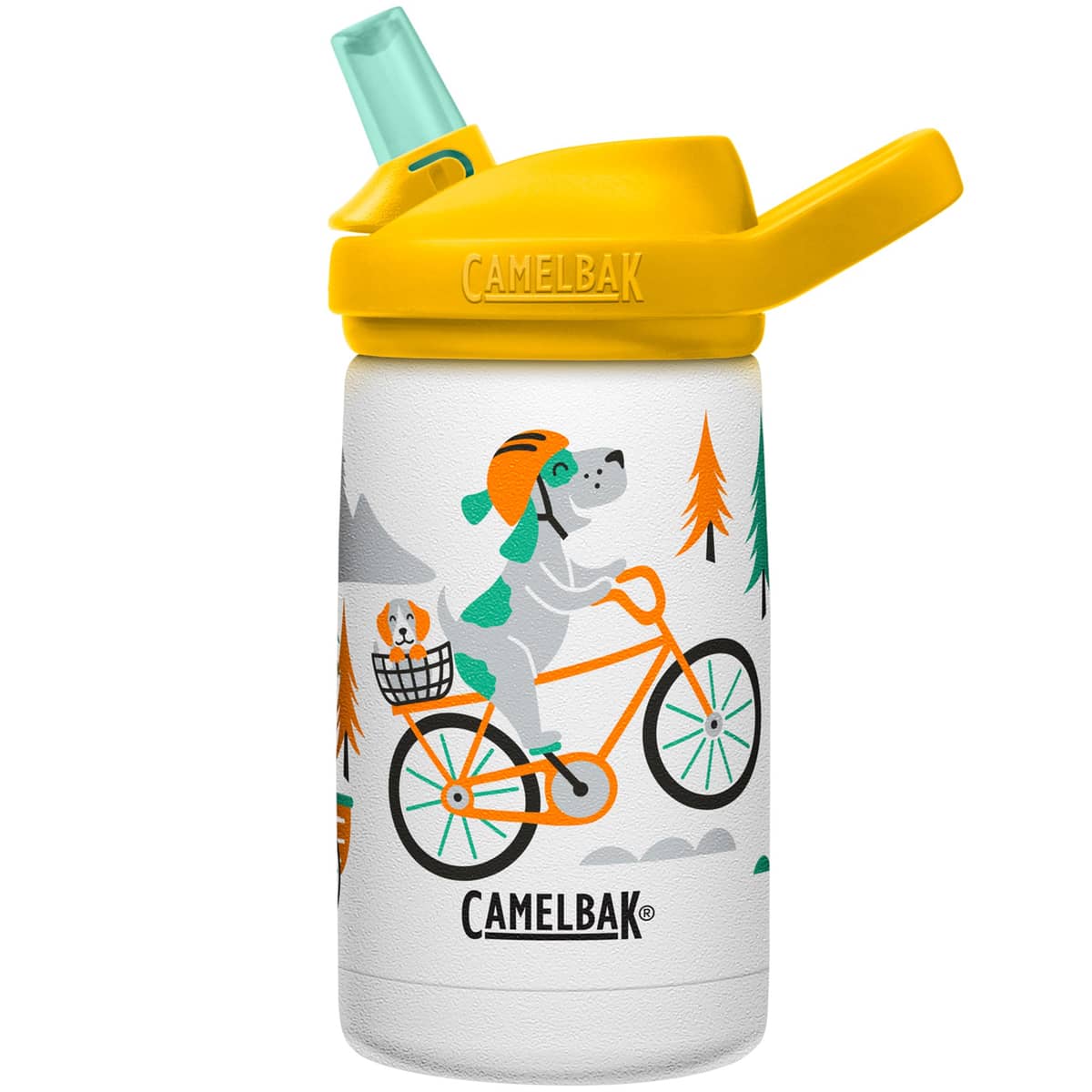 Eddy+ Kids SST vattenflaska 0,35 liter, biking dogs