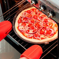 Hullet rund pizzamåtte, silikone