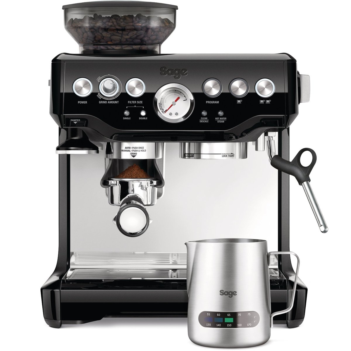 The Barista Express espressomaskine, black sesame