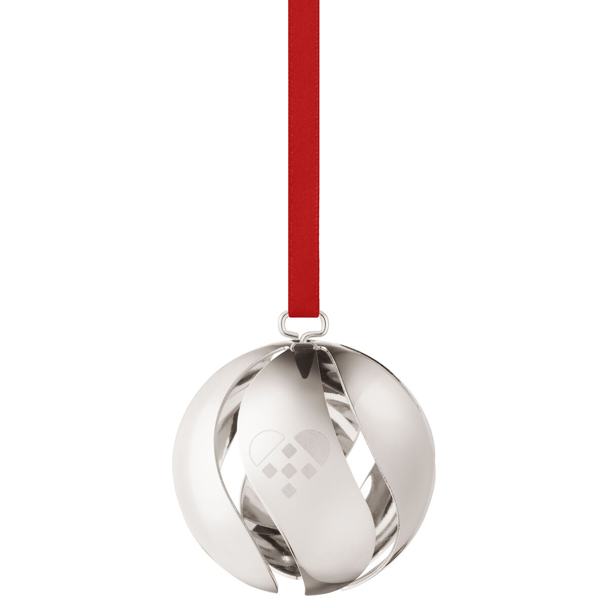 Georg Jensen CC 2025 Julekugle, palladiumbelagt messing