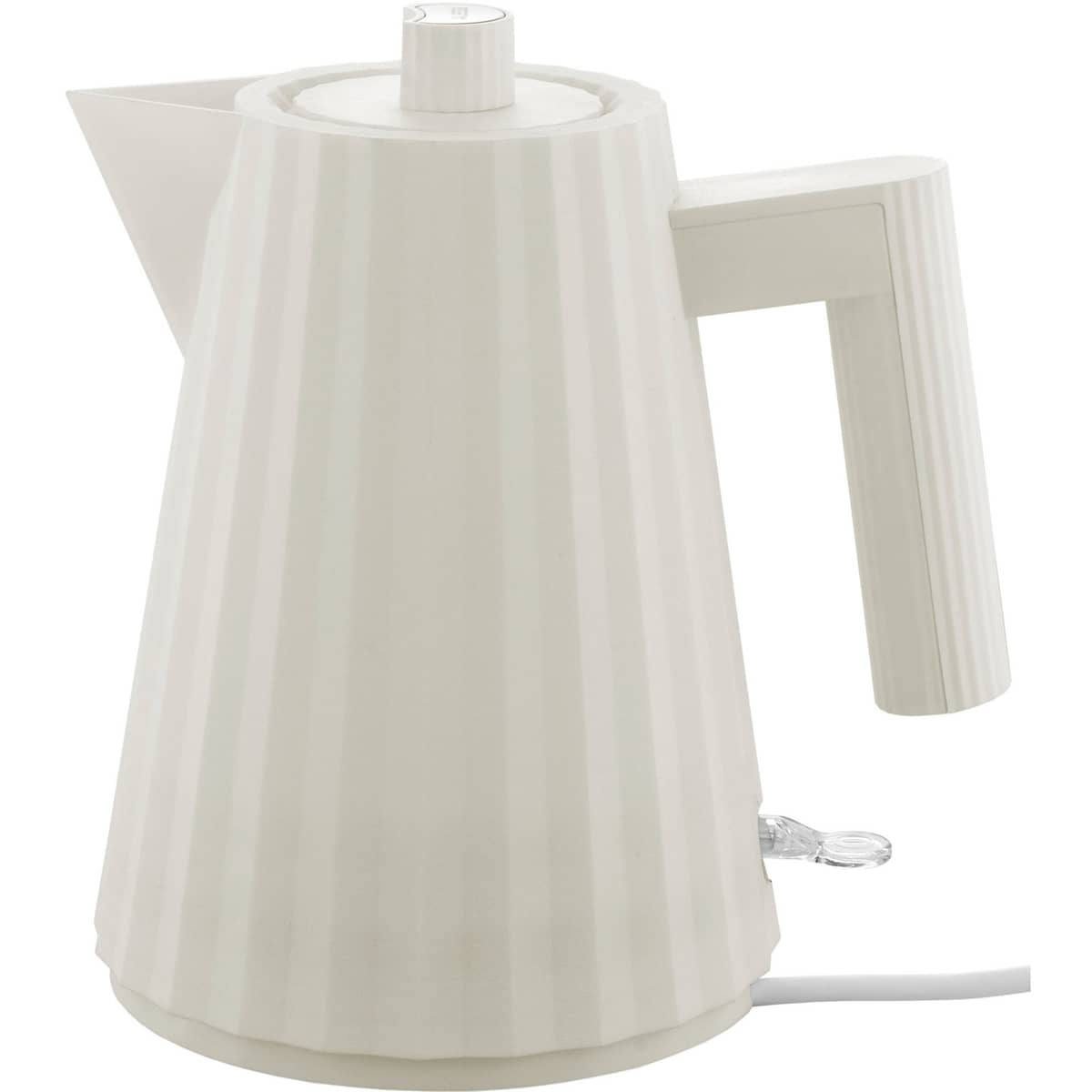 MDL06 Plissé elkedel 1 liter, hvid