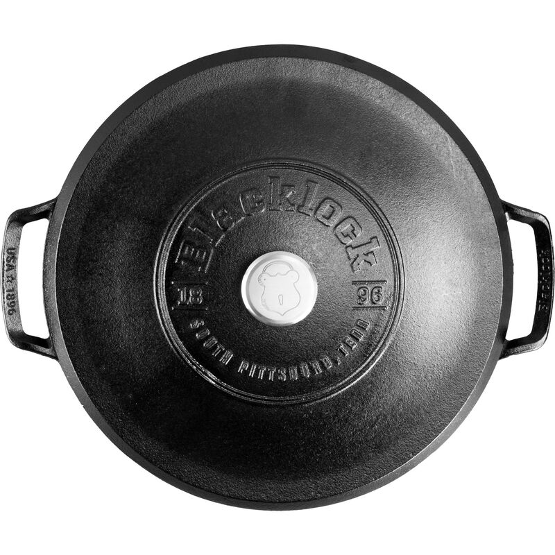 Blacklock braiseringspande med låg, 30 cm, støbejern
