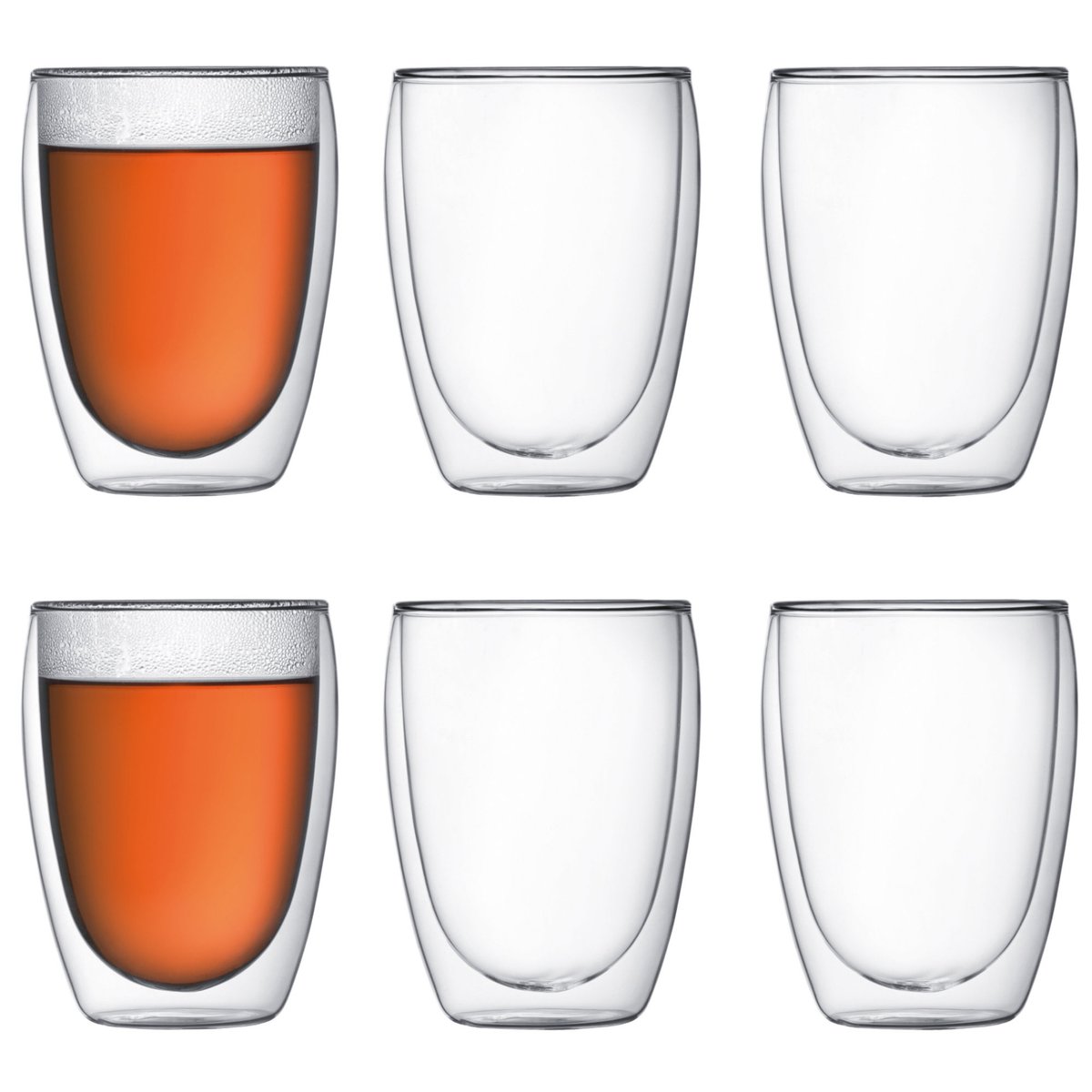Pavina dobbeltvægget glas, 0,35 l, 6 stk.