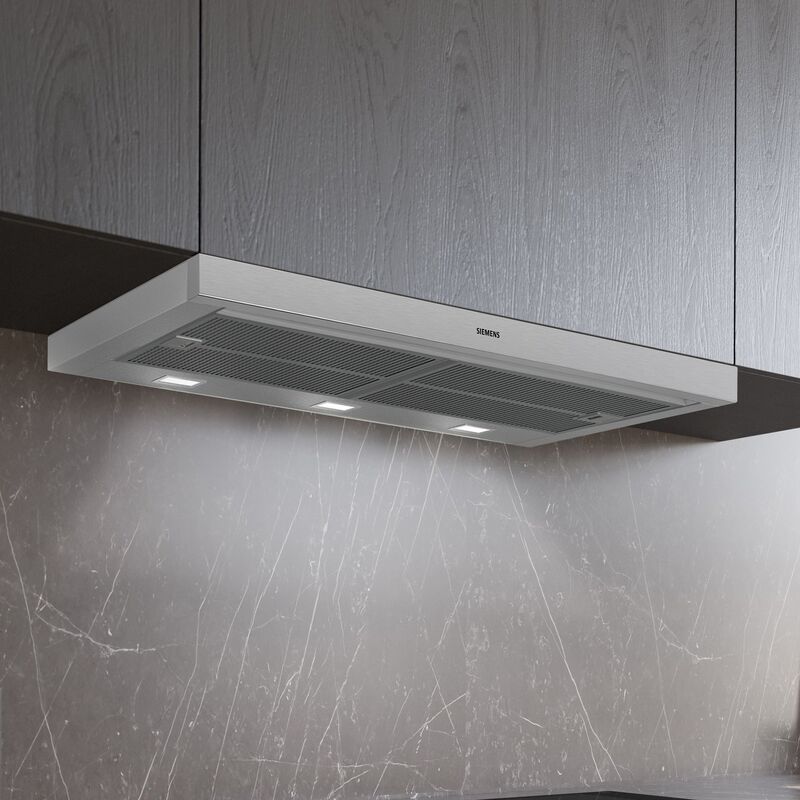 LI97RB531 iQ300 utdragbar köksfläkt, silver