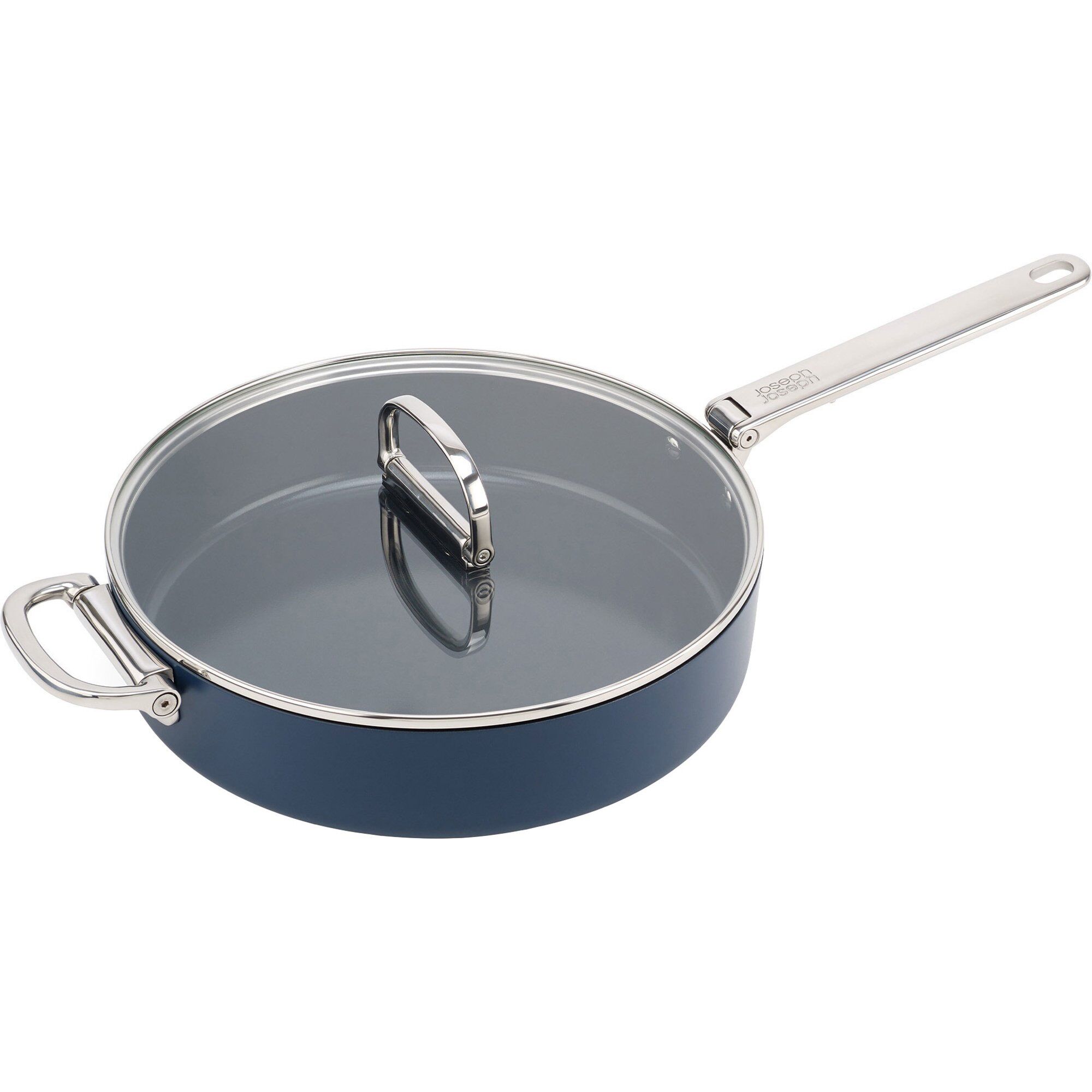 Joseph Joseph - Space sautèpanne m/lokk 28 cm midnight blue