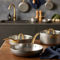 Durance gryde med låg 5 liter 24 cm, rustfrit stål