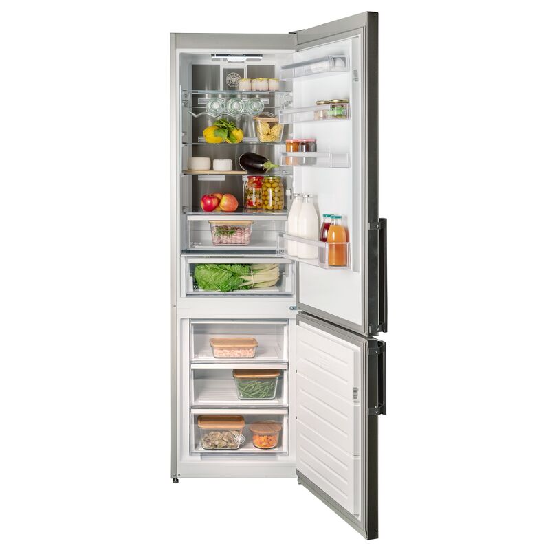 Professional kjøleskap/fryser frittstående 201 cm, rustfri