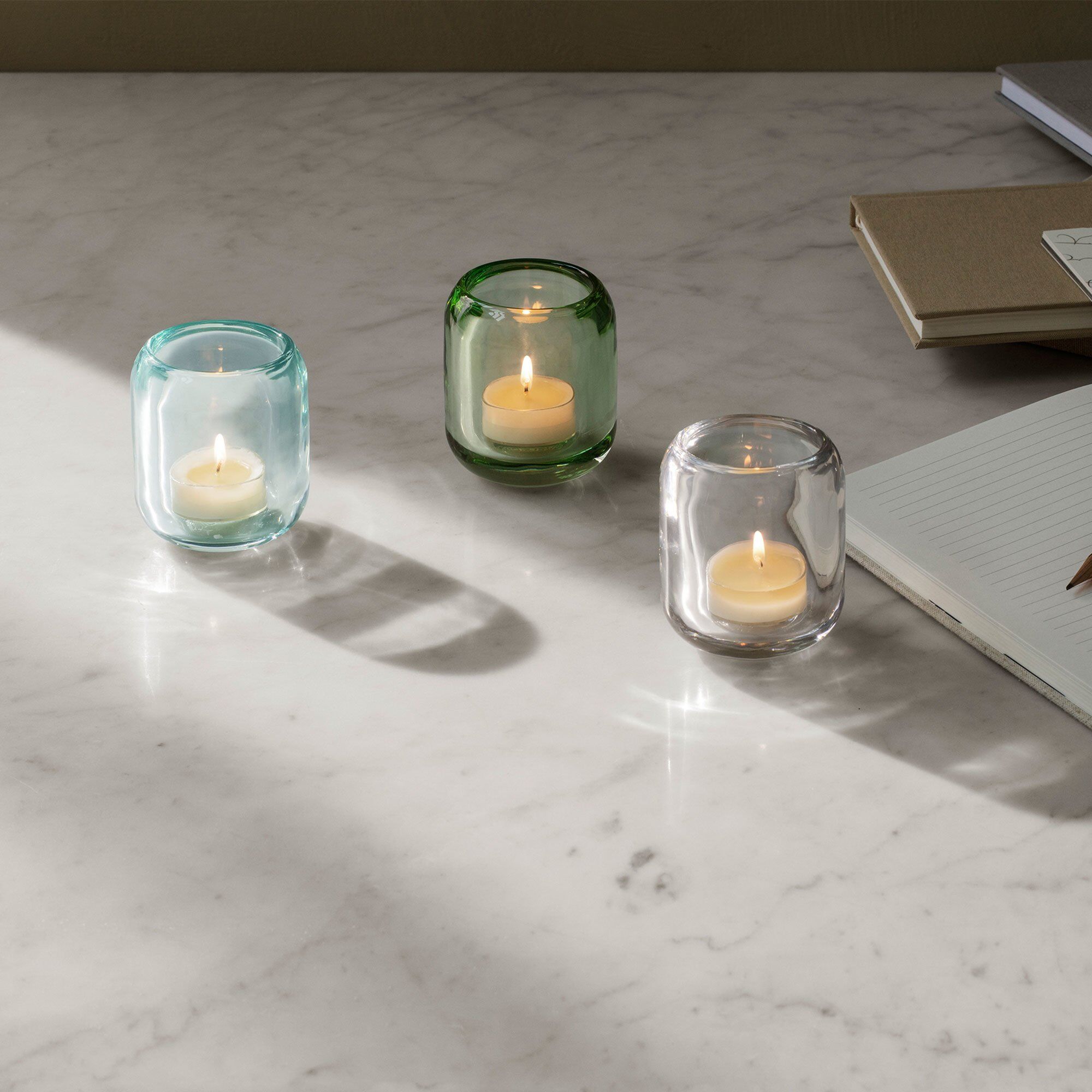 Alternativ bild 1 för Eva Solo Acorn ljuslykta, 2-pack, clear