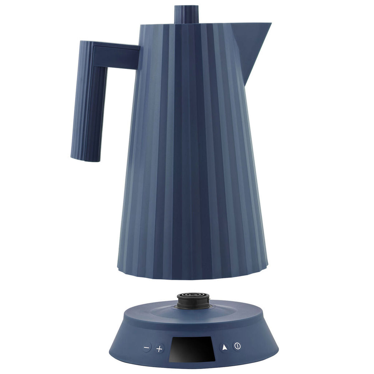 Plissé Vattenkokare med temperaturkontroll 1,7 liter, blå