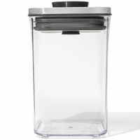 POP Firkantet Steel Beholder, 1 liter