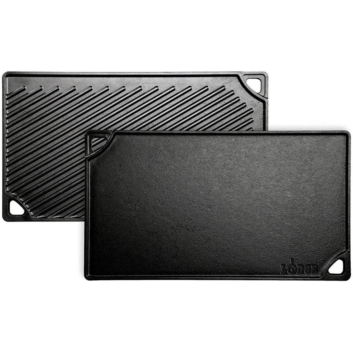Grillplate/Stekeplate Vendbar Støpejern 43 x 24 cm