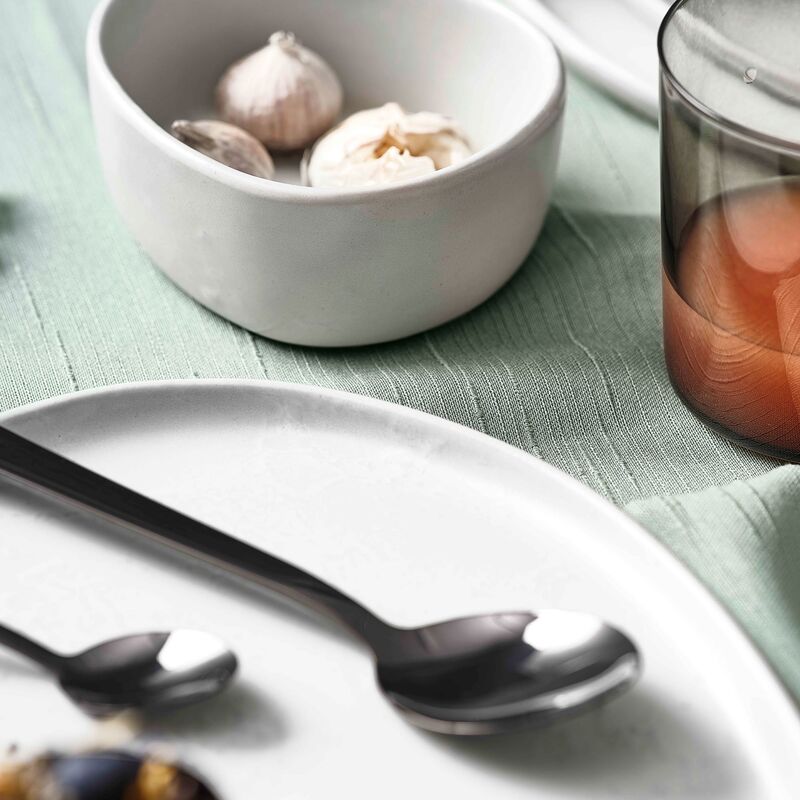 Organic skål, 12x10x5 cm, arctic white