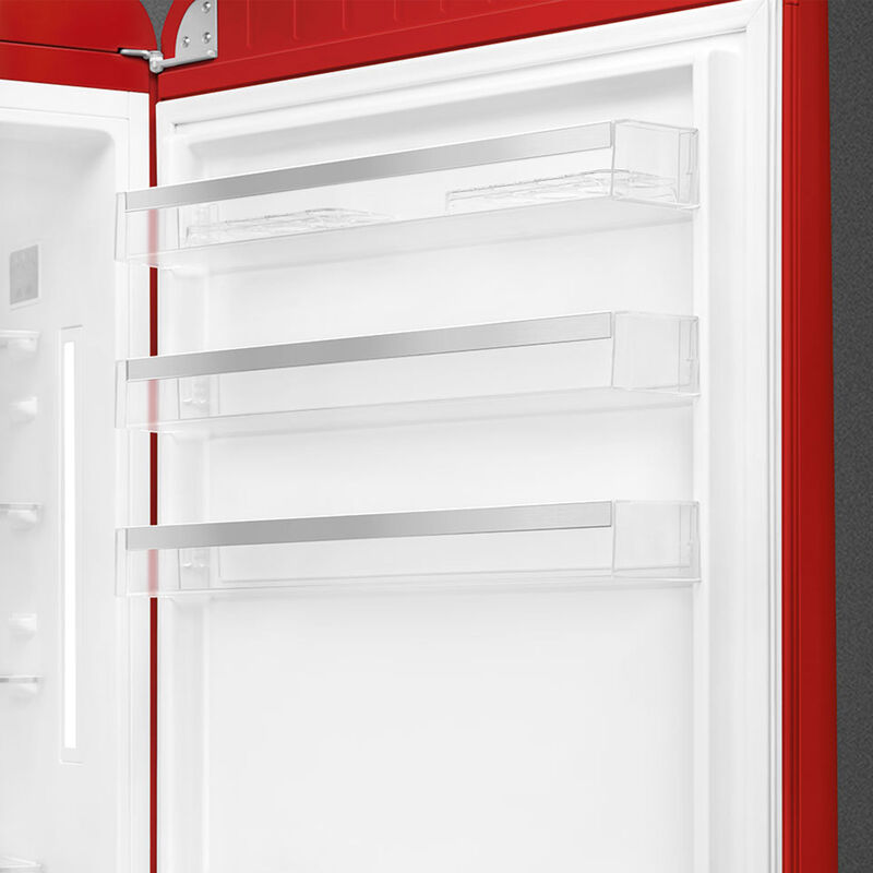 Smeg FAB38RRD6 højrehængt køle/fryser 70 cm, rød