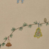 Kähler Hammershøi Christmas 2025 Juledug 150x220 cm, sand 