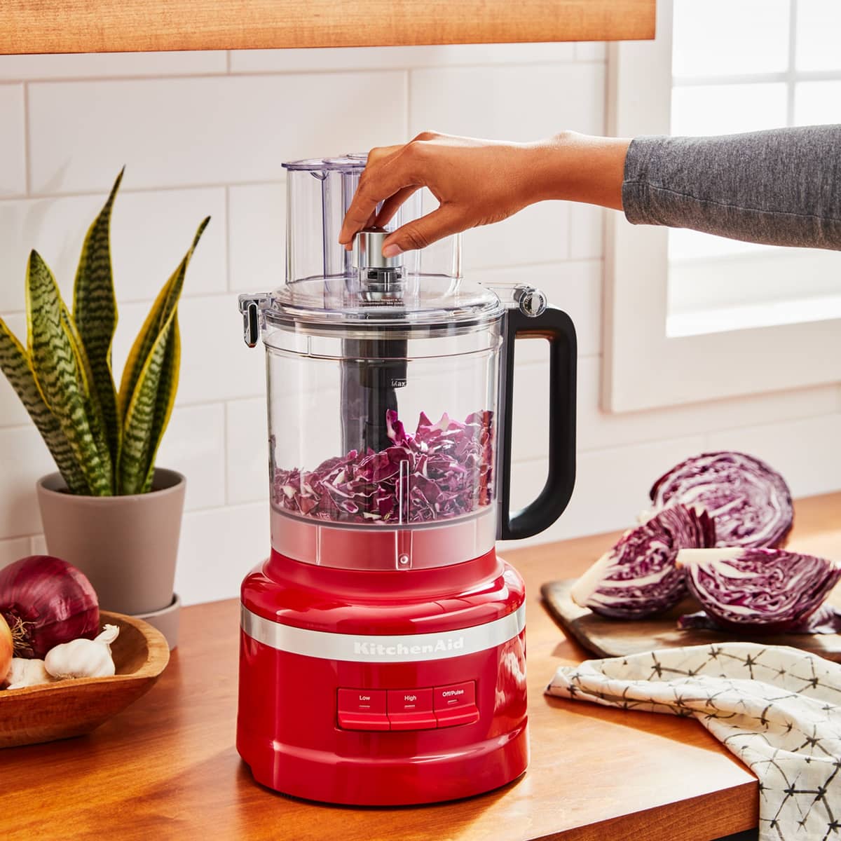 5KFP1319 Foodprocessor 3,1 liter, empire rød