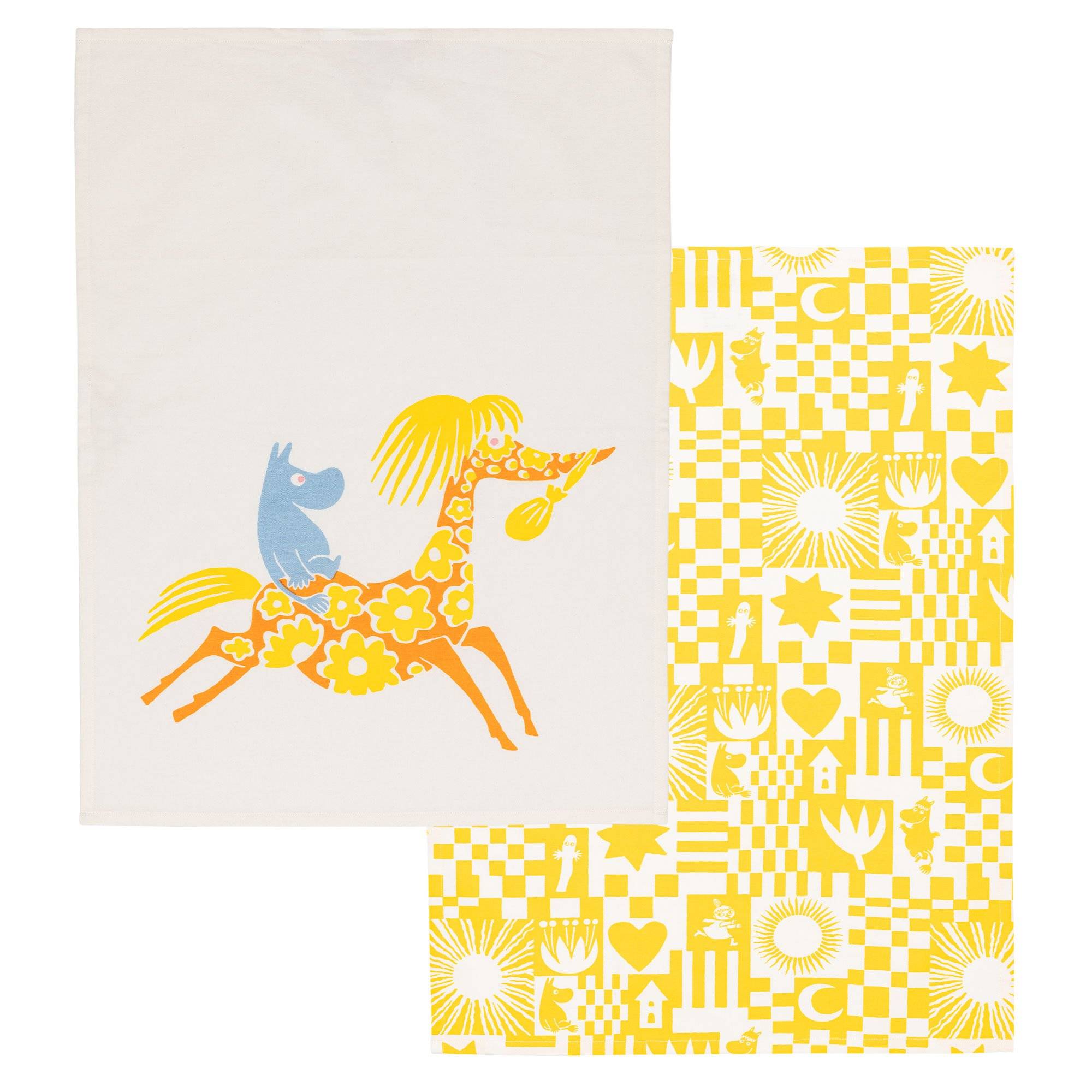 Arabia Mumin Fest Viskestykke 50×70 cm, 2 stk.