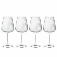 Luigi Bormioli Optica Bordeaux Rødvinsglas, 4 stk.