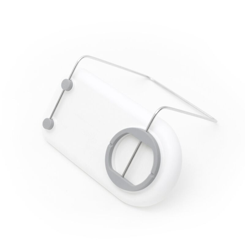 Oppvaskmaskinpumpe og oppbevaringsstativ, hvit