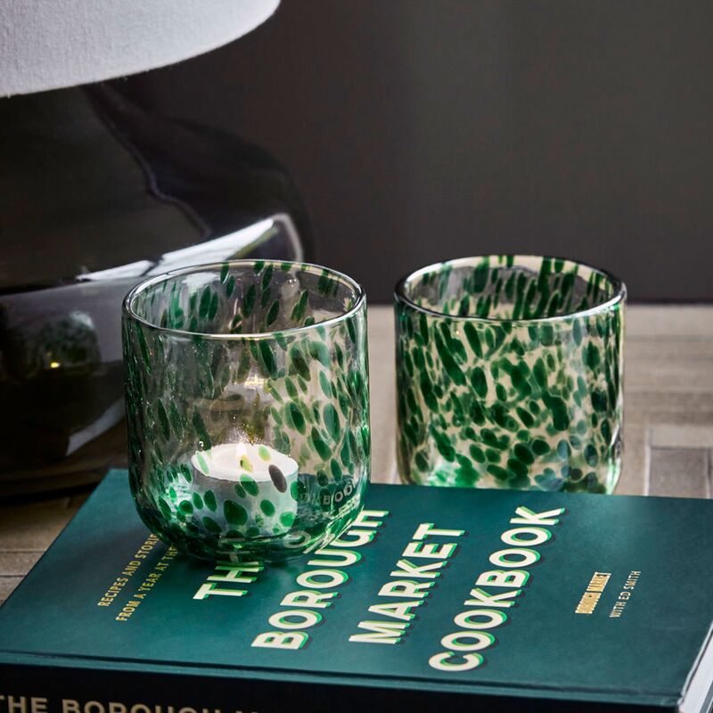 Home kynttilälyhty, vihreä