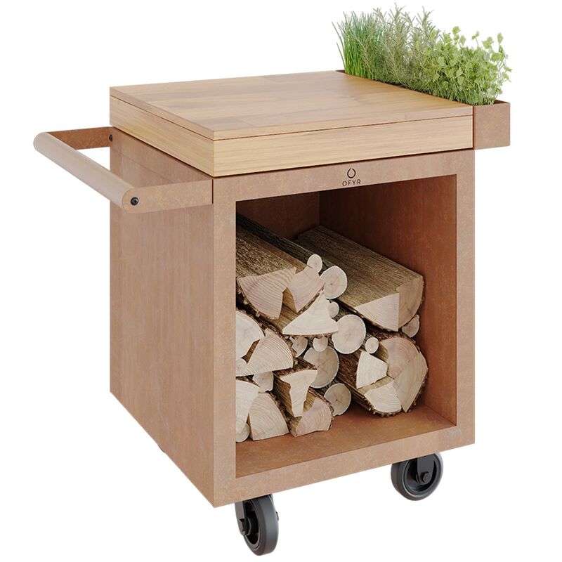 Arbetsbord till utekök PRO 65 TW, stål