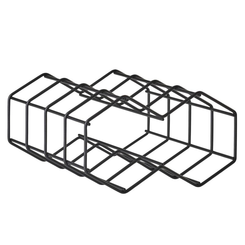 Rocks vinholder 19,5 cm, sort