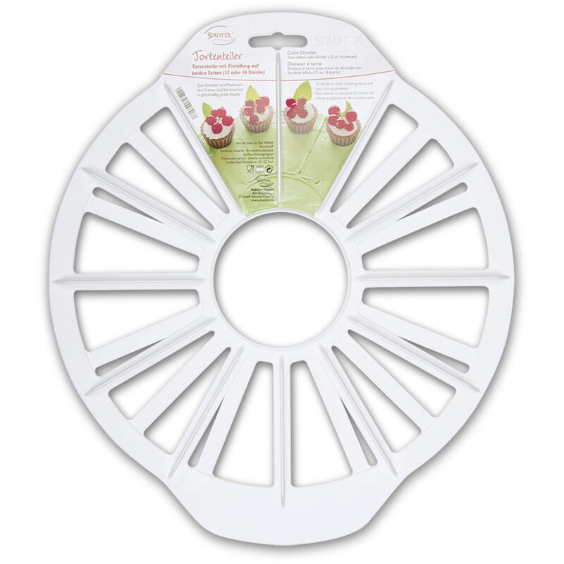 Lagkagedeler Rund Plast 14/18 dele