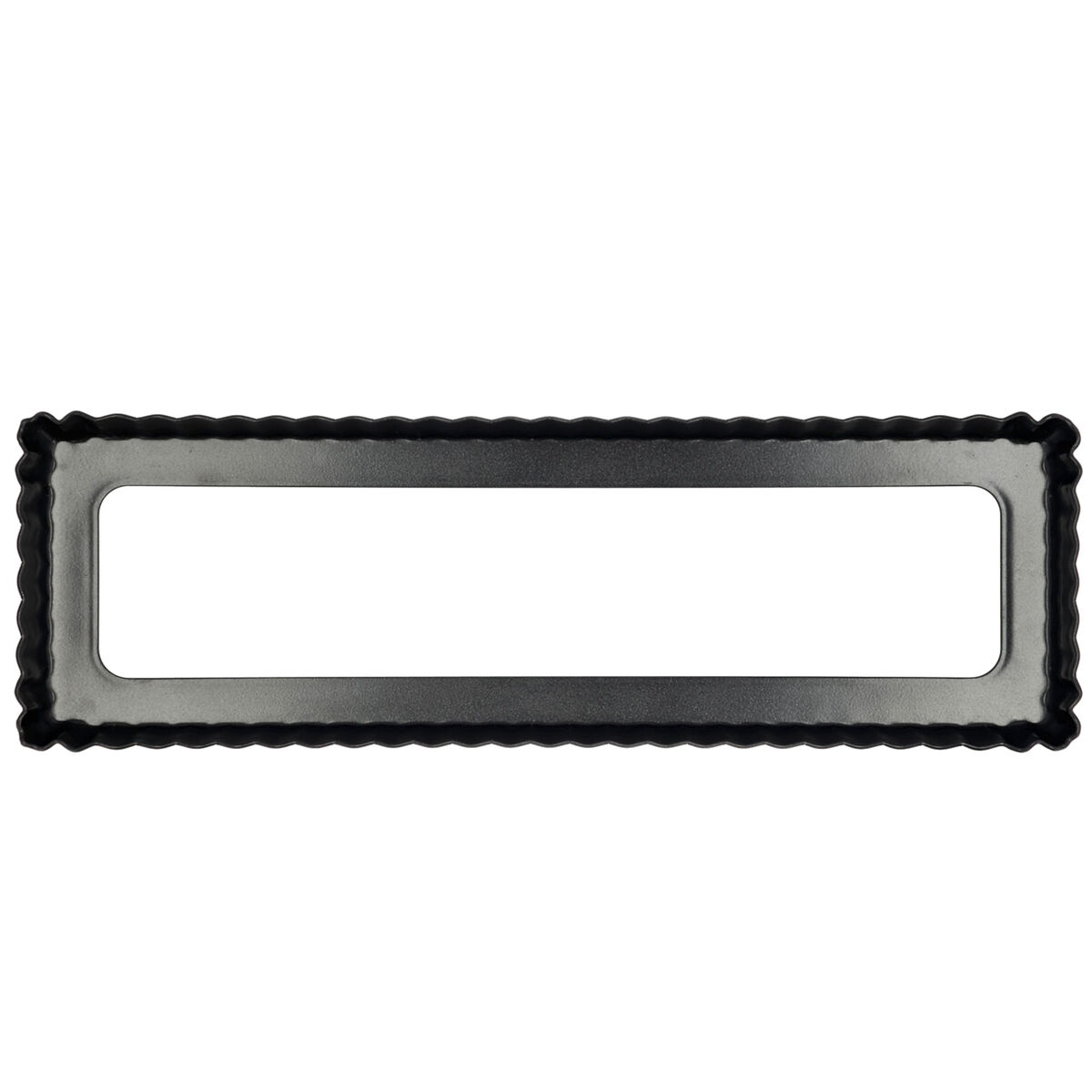 Paiform rektangulær 35×11 cm, mørkegrå