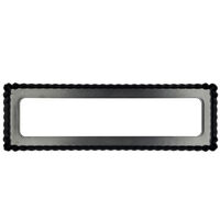 Paiform rektangulær 35×11 cm, mørkegrå